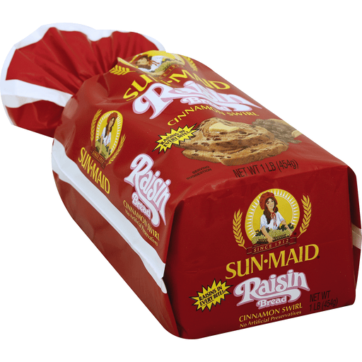 Sun-Maid Bread, Raisin, Cinnamon Swirl