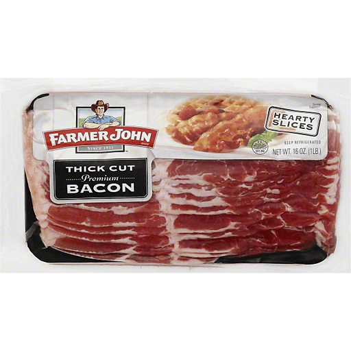 Farmer John Bacon, Premium, Thick Cut