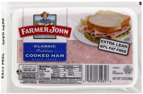 Farmer John Sliced Ham 12 Oz