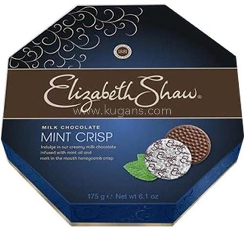 Elizabeth Shaw Milk Chocolate Mint Crisp 175g