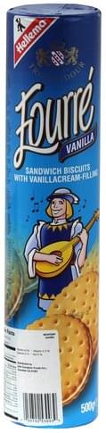 Fourre Sandwich Biscuits, Vanilla
