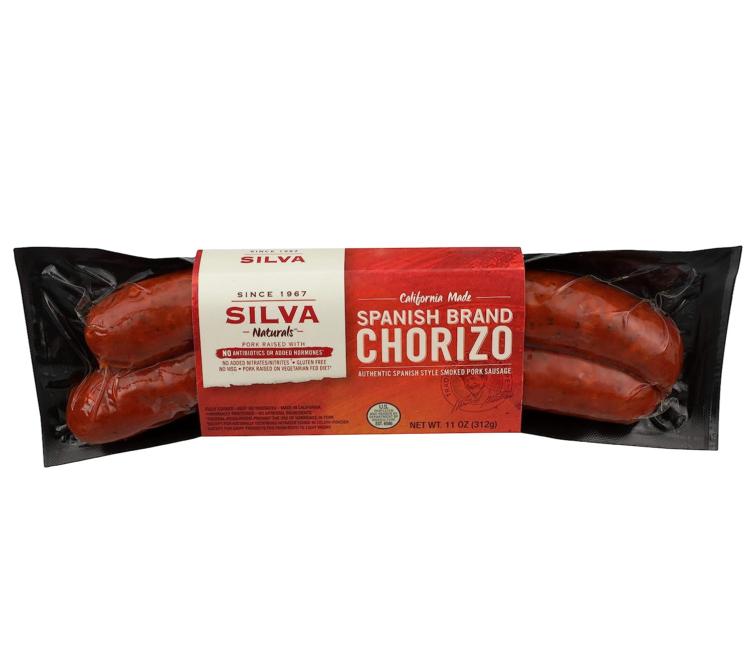 Silva Sausage Co. Inc. Chorizo Spanish