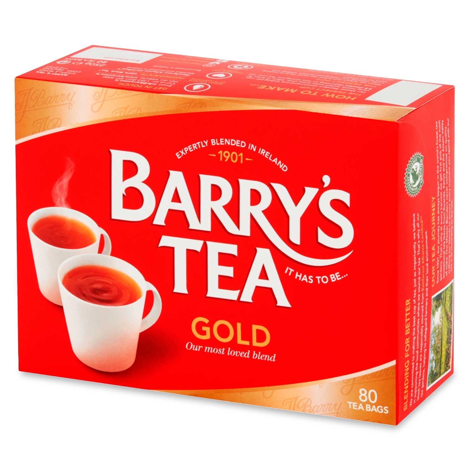 Barry's Tea Gold Blend Teabags X80