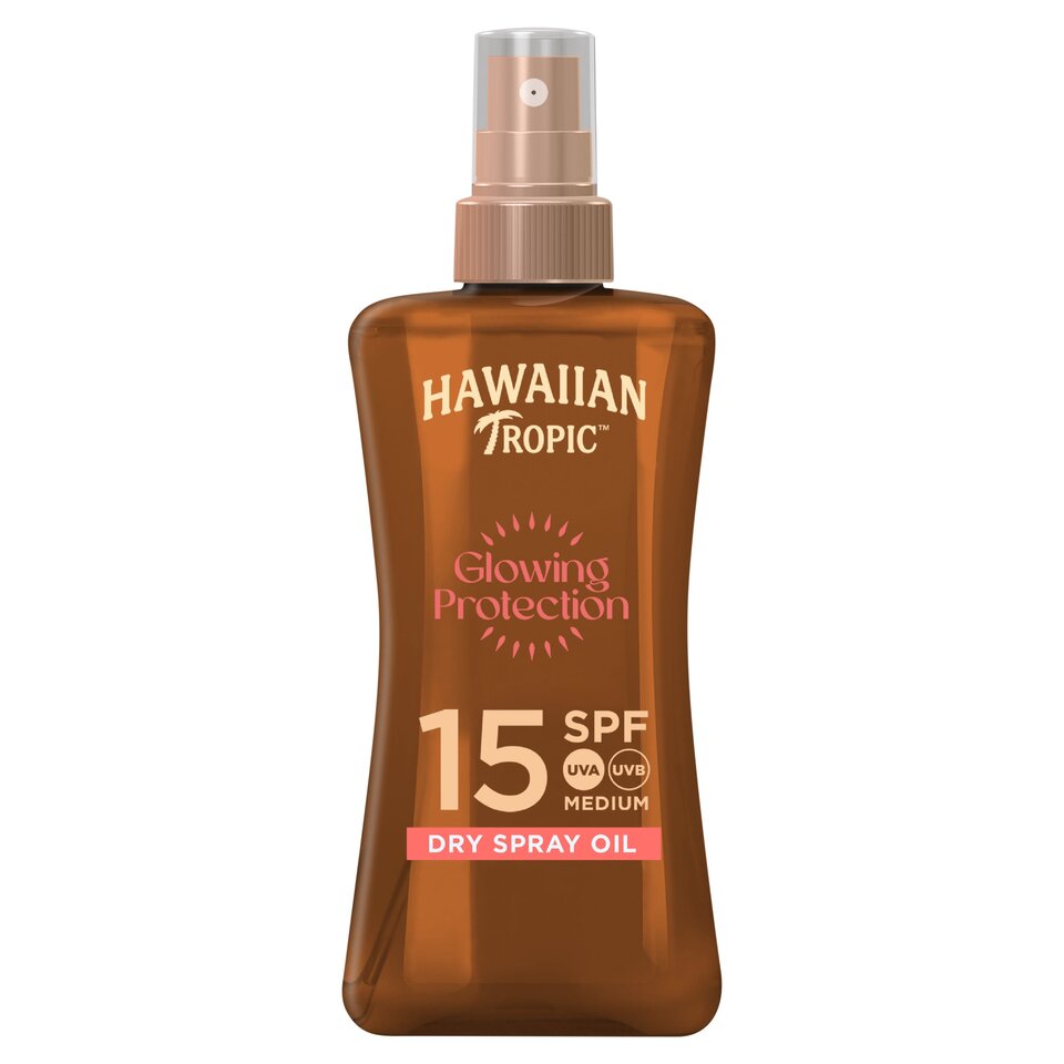 Hawaiian Tropic Protective Dry Spray Oil SPF 15 200ml