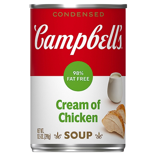 Campbell's Condensed 98% Fat Free Cream Of Chicken Soup - 10.5oz