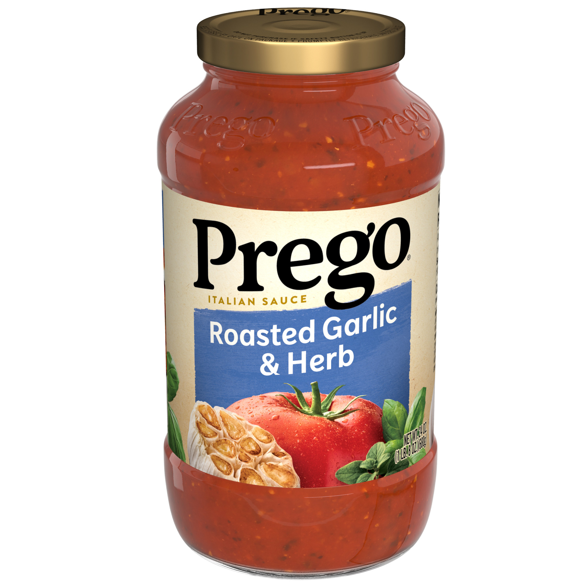 Prego Italian Pasta Sauce, Roasted Garlic & Herb, 24 Ounce