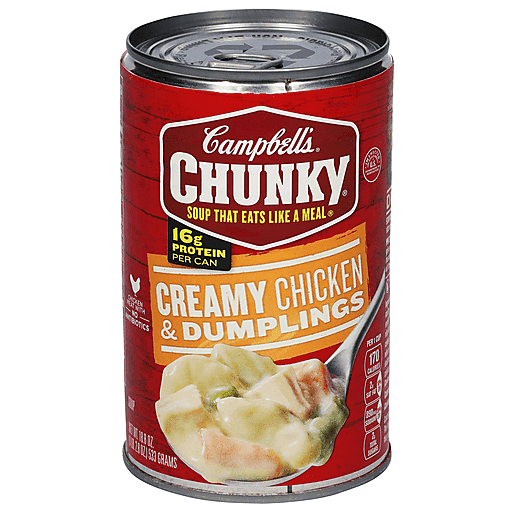 Campbell's Chunky Creamy Chicken & Dumplings Soup Can - 18.8 Oz