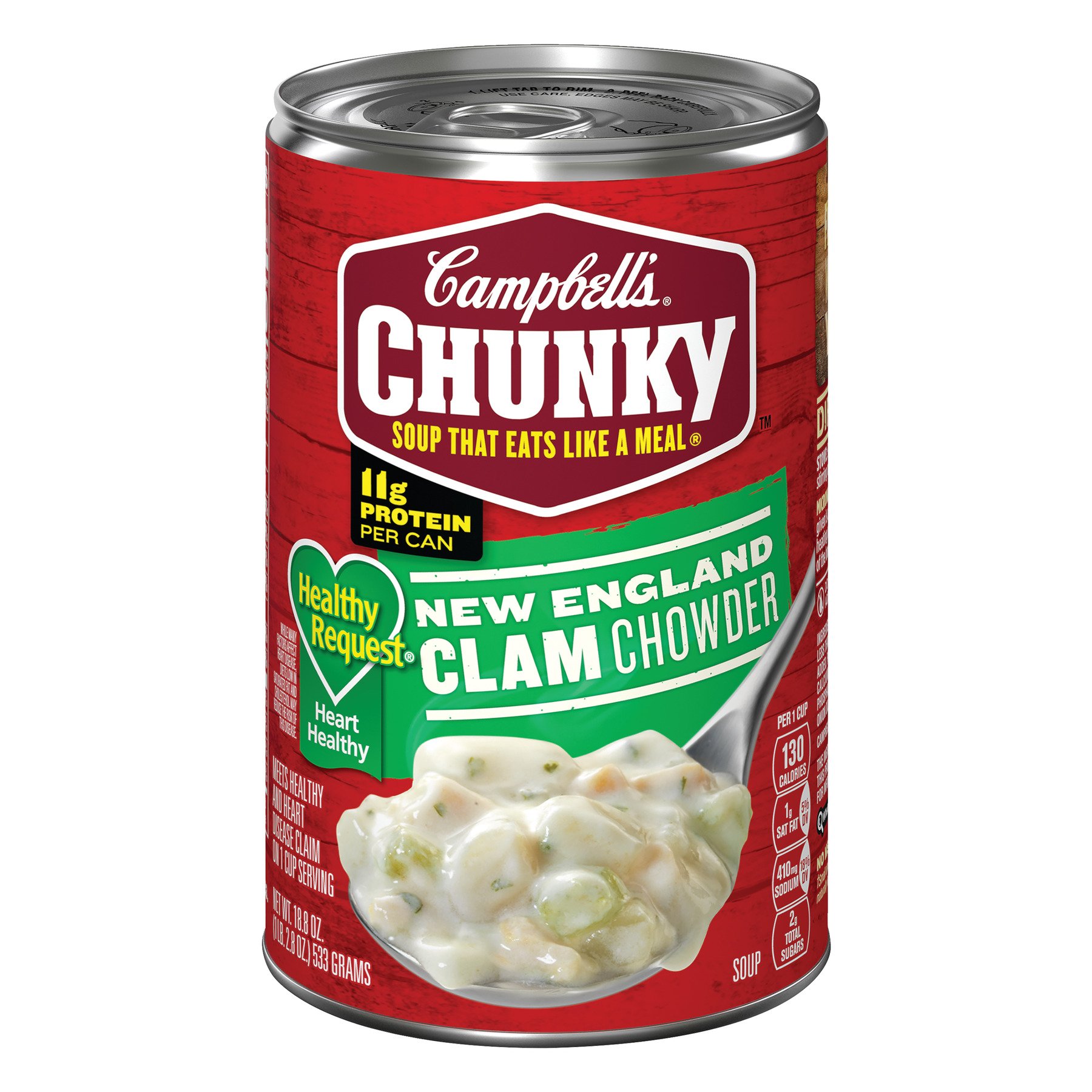 Campbell's Chunky Healthy Request New England Clam Chowder Soup - 18.8oz