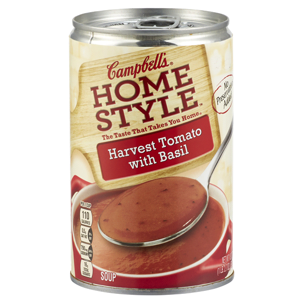 Campbell's Home Style Harvest Tomato With Basil Soup 18.7 Oz