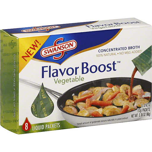Swanson Flavor Boost Vegetable Concentrated Liquid Broth