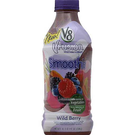 V8 V-Fusion Wild Berry Vegetable & Fruit Smoothie