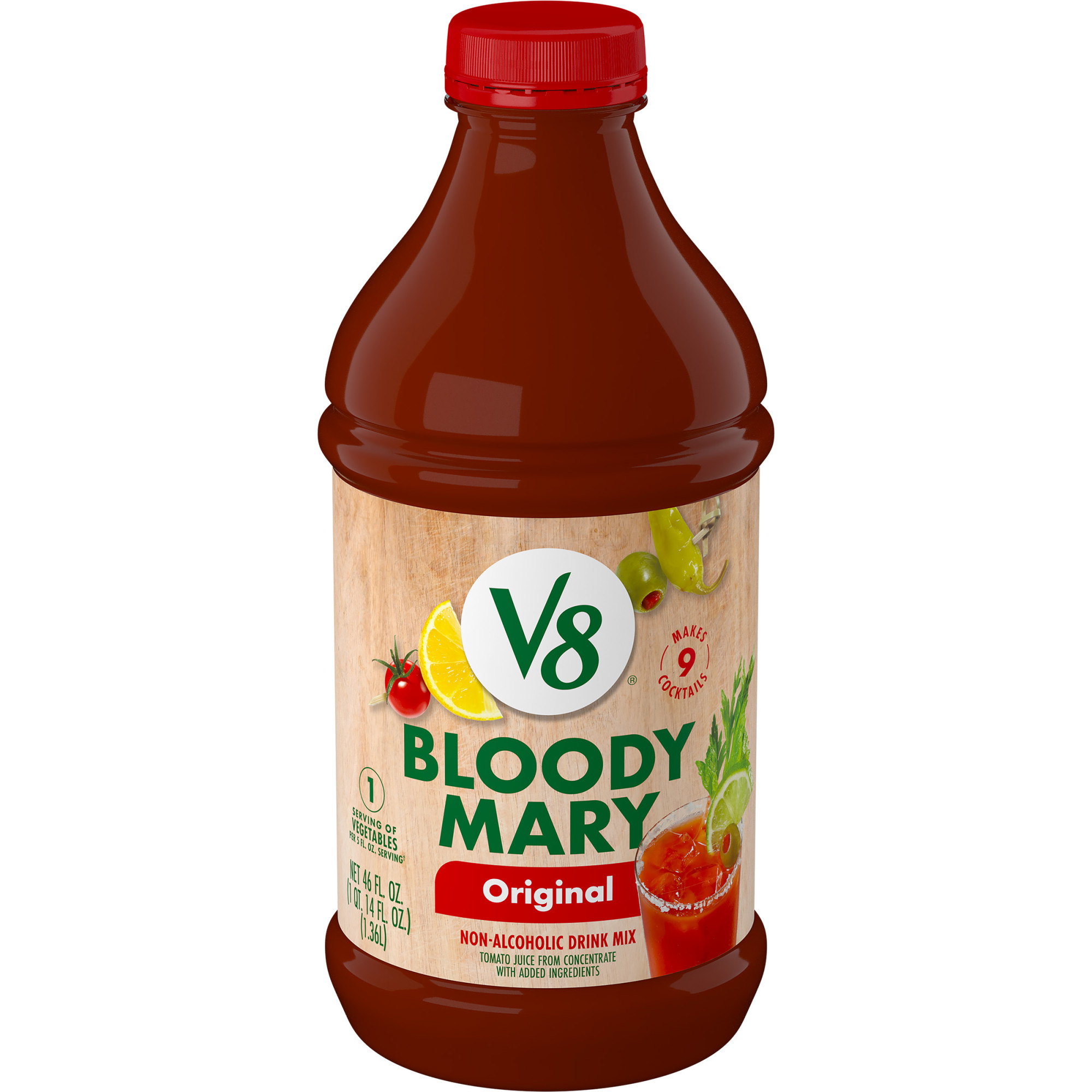 V8 Bloody Mary Mix - 46 Fl Oz Bottle