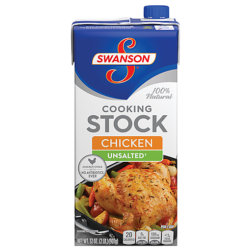 Swanson Unsalted Chicken Cooking Stock 32 Oz
