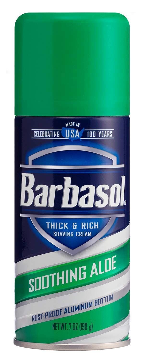 Barbasol Shaving Cream, Thick & Rich, Soothing Aloe