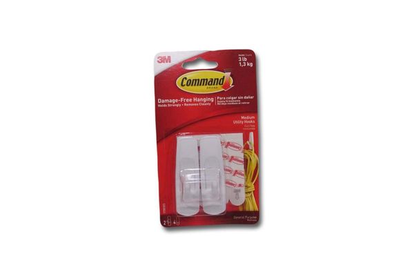 Command 3M Utility Hooks General Purpose Holds 3 Lb