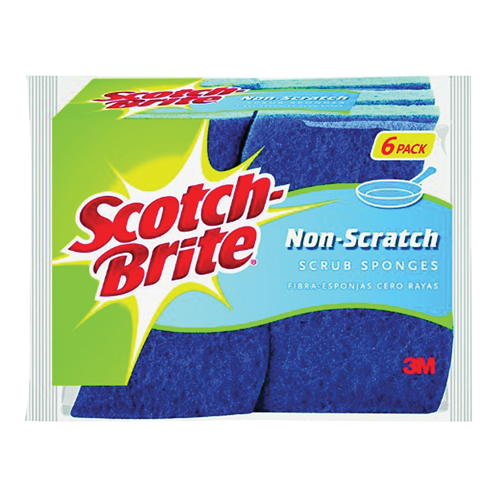 Scotch Brite Blue Non-Scratch Scrub Sponges