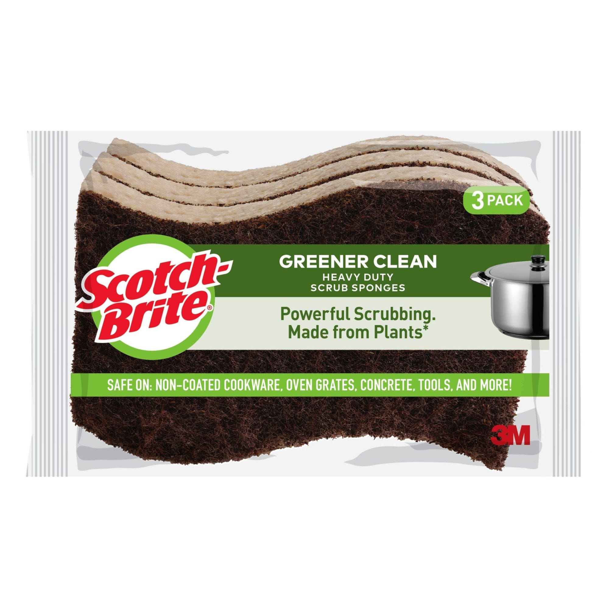 Scotch-Brite Greener Clean Heavy Duty Scrub Sponge