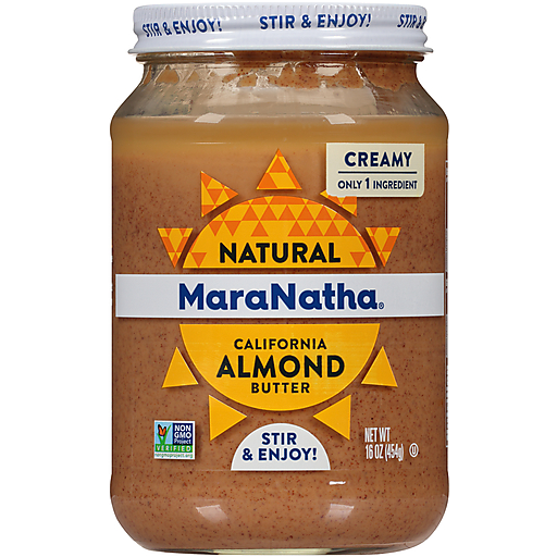 MaraNatha Creamy Natural California Almond Butter 16 Oz. Jar