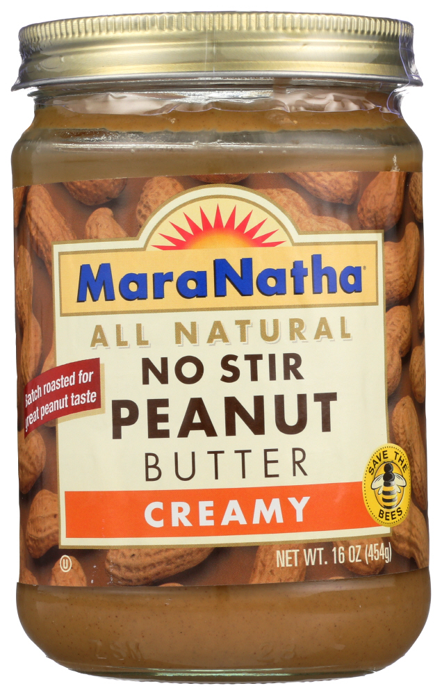MaraNatha No Stir Creamy Natural Peanut Butter 16 Oz. Jar