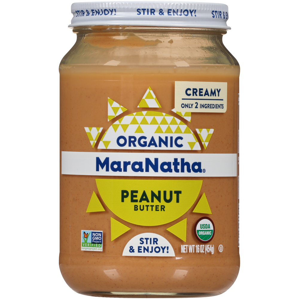 MaraNatha Creamy Organic Peanut Butter 16 Oz. Jar