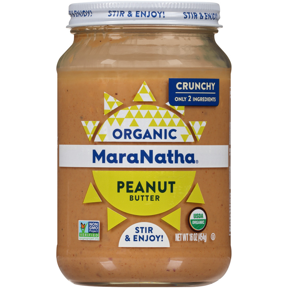 MaraNatha Organic Peanut Butter Hint Of Sea Salt Crunchy