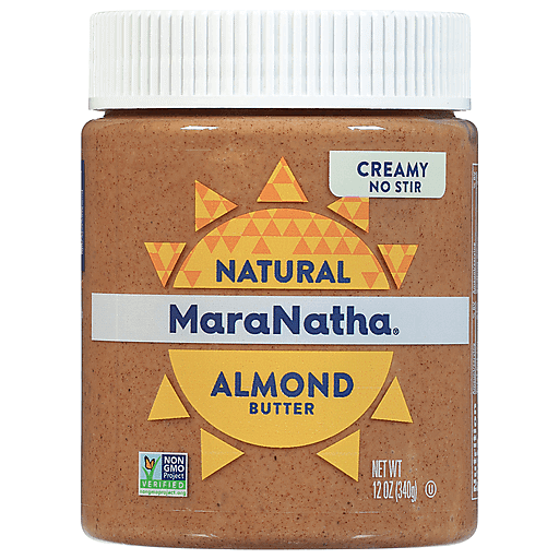 MaraNatha No Stir Creamy Natural California Almond Butter 12 Oz. Jar