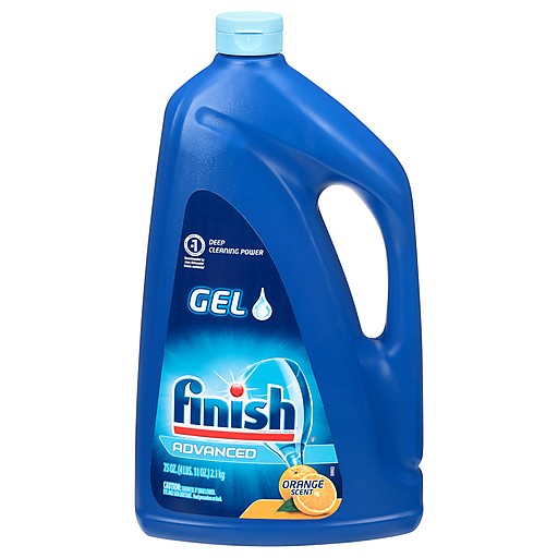 Finish Gel Advanced Orange Scent Automatic Dishwasher Detergent 75 Oz