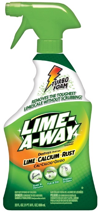 Lime-A-Way Bathroom Cleaner, 32oz Bottle, Removes Calcium Rust