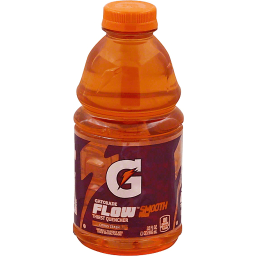 Gatorade Flow Smooth Finish Thirst Quencher Citrus Crash