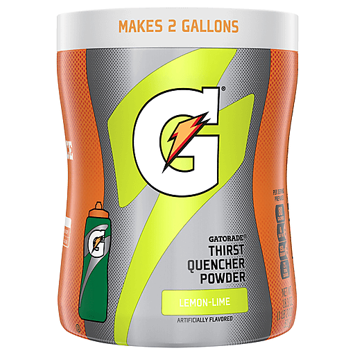 Gatorade Thirst Quencher Powder Lemon Lime 18.3 Oz