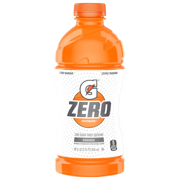 Gatorade Zero Sugar Thirst Quencher, Orange - 28 Fl Oz