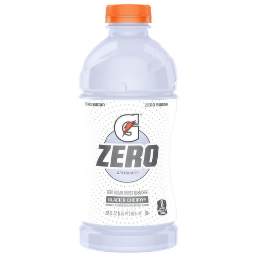 Gatorade Thirst Quencher, Zero Sugar, Glacier Cherry 28 Fl Oz
