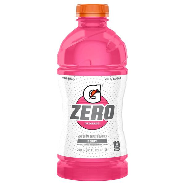 Gatorade Thirst Quencher, Zero Sugar, Berry 28 Fl Oz