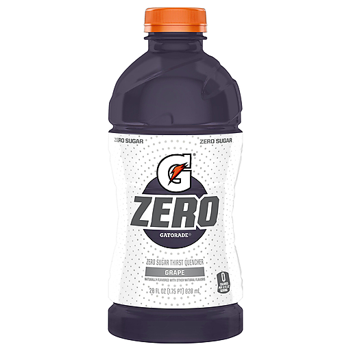 Gatorade Thirst Quencher, Zero Sugar, Grape 28 Fl Oz