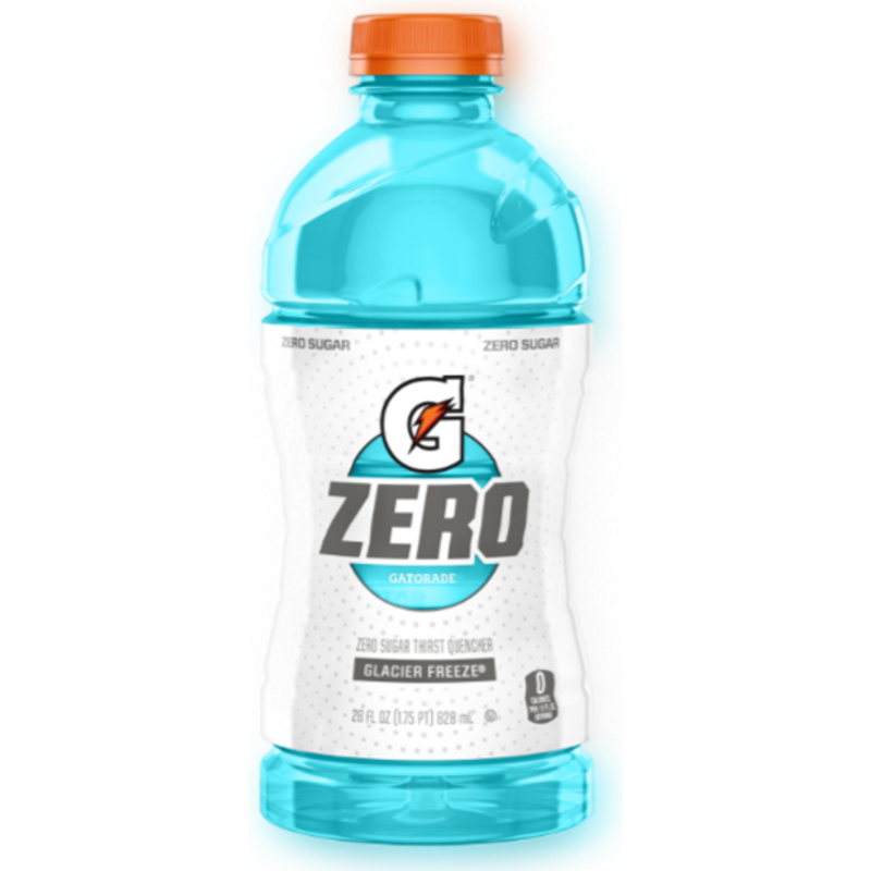 Gatorade Thirst Quencher, Zero Sugar, Glacier Freeze 28 Fl Oz