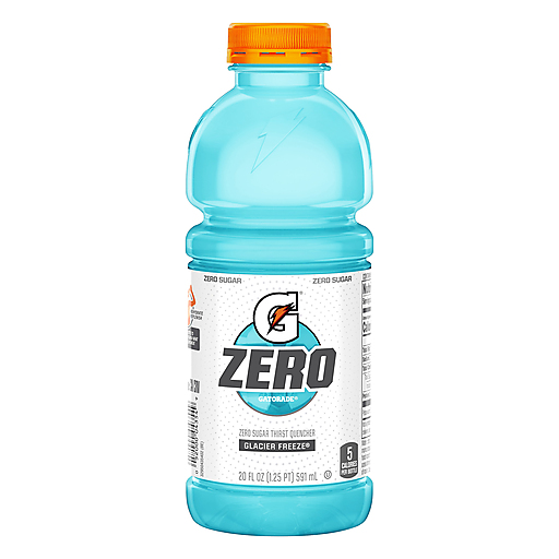 Gatorade Zero Sugar Thirst Quencher Glacier Freeze 20 Fl Oz