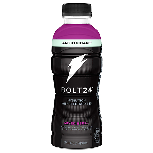 Bolt 24 Antioxidant Hydration With Electrolytes Mixed Berry 16.9 Fl Oz