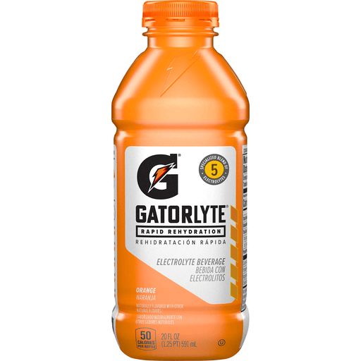 Gatorade Gatorlyte Rapid Rehydration Orange Electrolyte Beverage 20 Fl Oz
