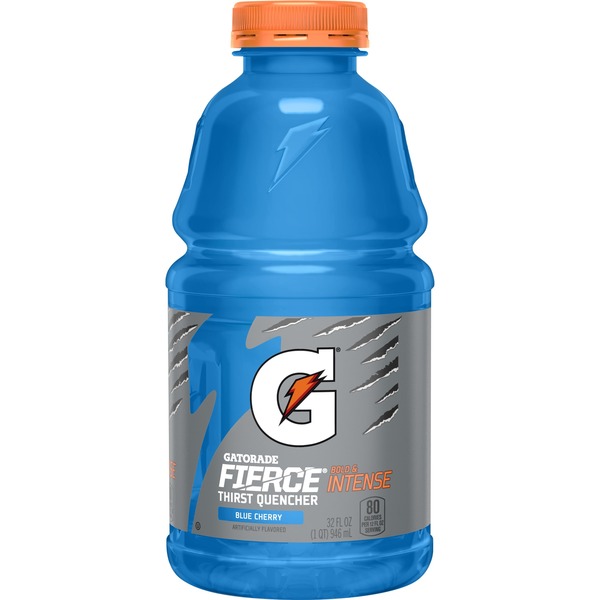 Gatorade Fierce Thirst Quencher Blue Cherry 32 Fl Oz