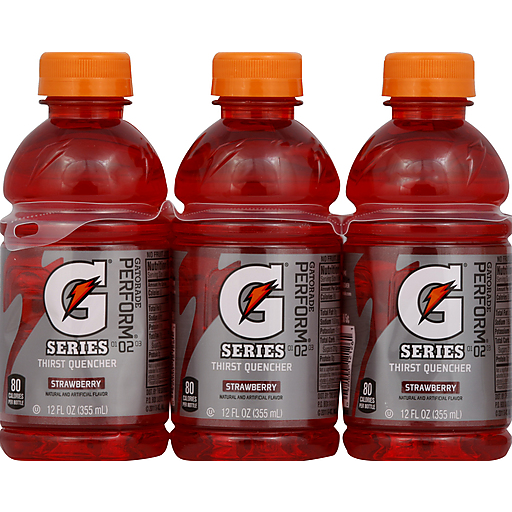 Gatorade Thirst Quencher Strawberry 12 Fl Oz