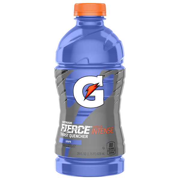 Gatorade Fierce Thirst Quencher, Grape - 28 Fl Oz