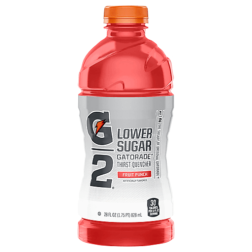 Gatorade Thirst Quencher, Lower Sugar, Fruit Punch 28 Fl Oz
