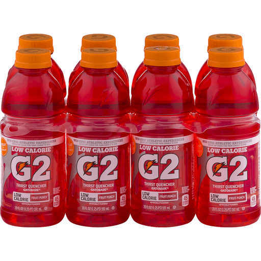 Gatorade G2 Lower Sugar Thirst Quencher Fruit Punch 20 Fl Oz