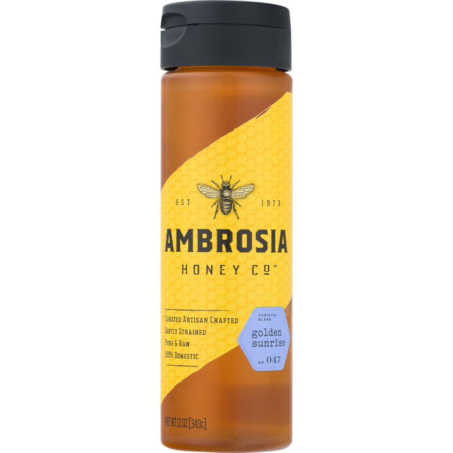 Ambrosia Honey Golden Sunrise 12 Oz Bottle - 6ct Case