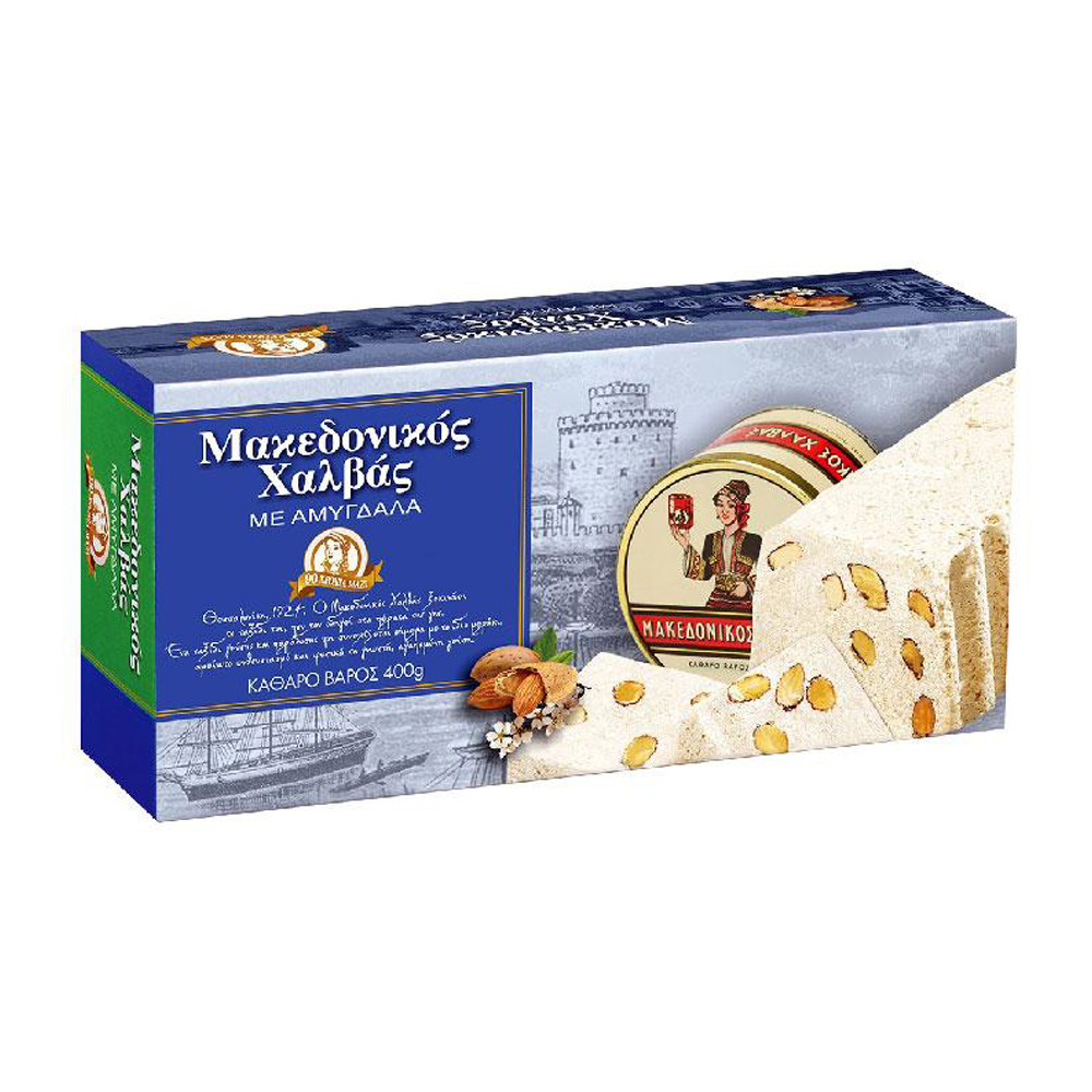 Haitoglou Bros. Macedonian Halva With Almonds 400g