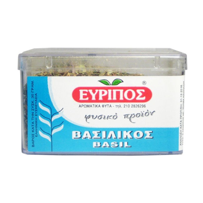 Evripos S.Laderos Sa Εύριπος Βασιλικός 30gr