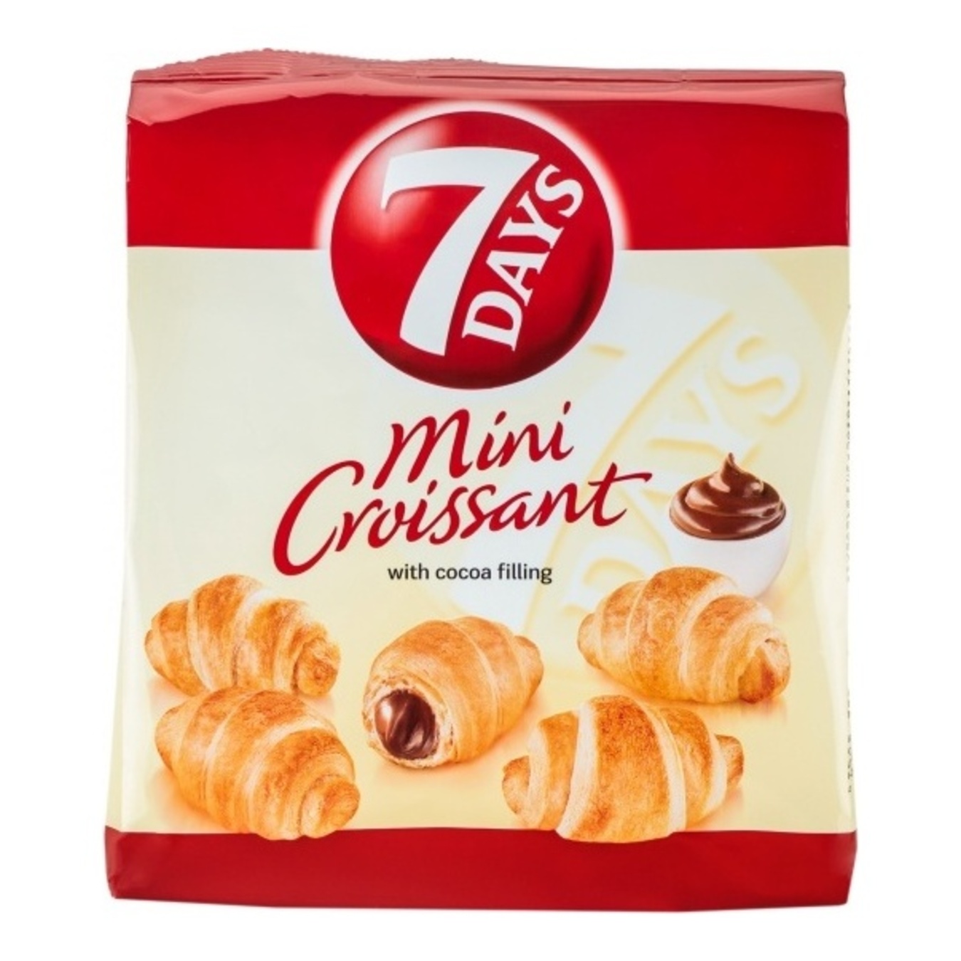 7 Days Mini Croissant With Cocoa Filling 185g