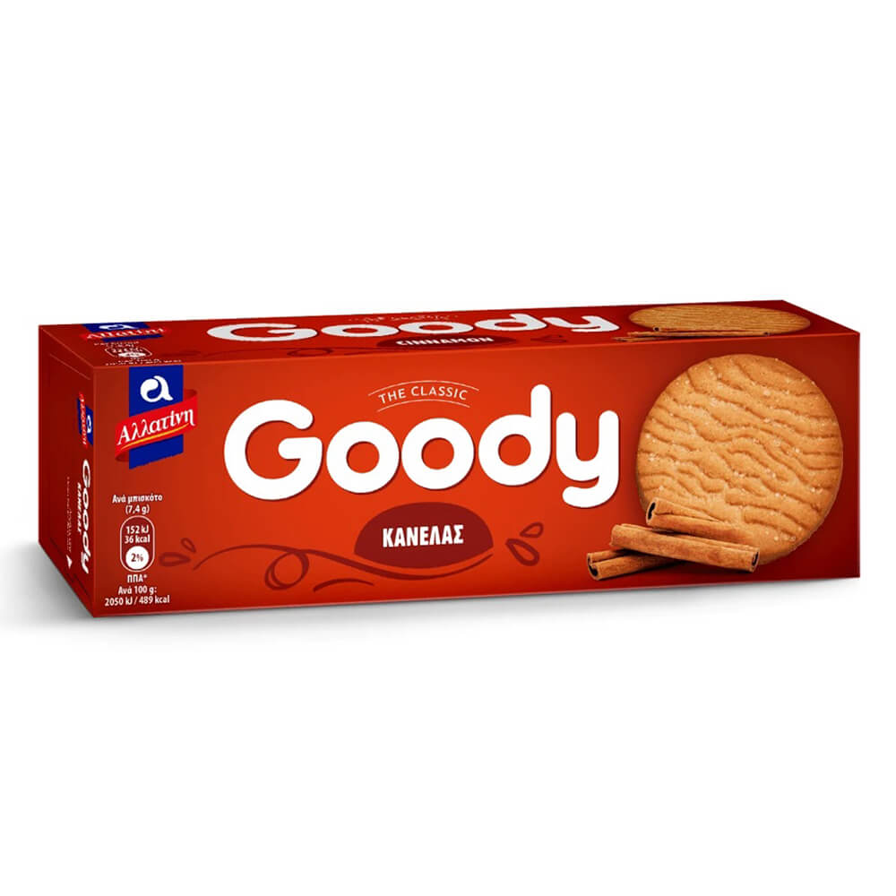 Αλλατίνη Αλλατινη Μπισκοτα Goody Κανελα 185gr