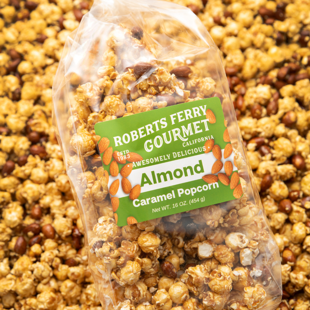 Roberts Ferry Gourmet Almond Caramel Popcorn