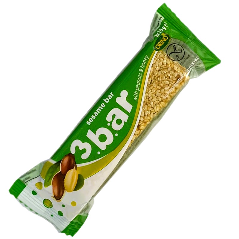 Sesame Snaps Bar With Peanuts